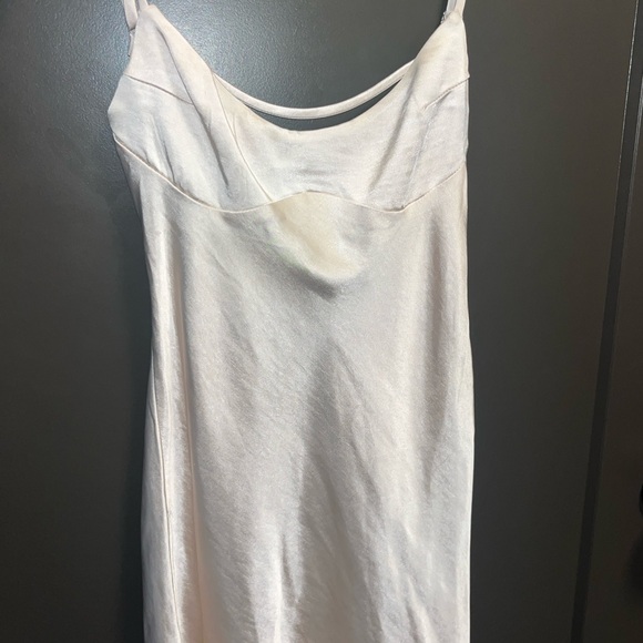 Princess Polly silk mini dress- JAZELLE MINI DRESS CHAMPAGNE - Picture 1 of 3